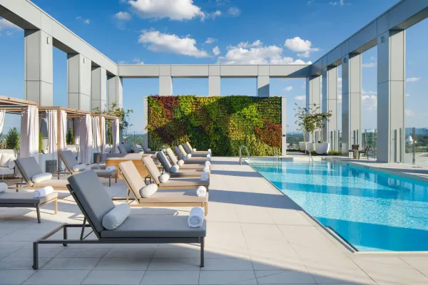 The Joseph Hotel Nashville rooftop pool