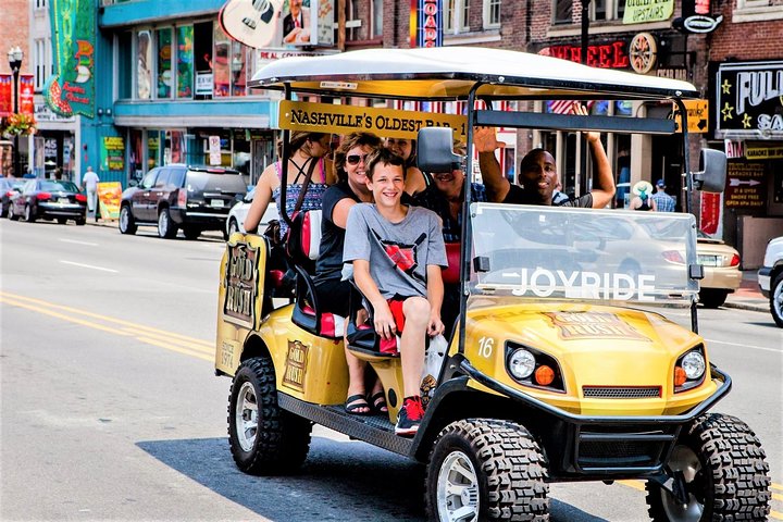Nashville sightseeing murals and distillery golf cart tour